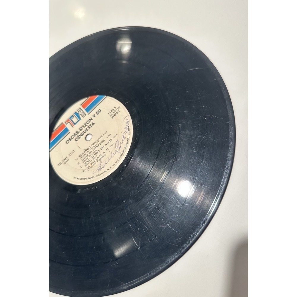 Oscar D'Leon A Mi Si Me Gusta Asi Vinyl LP 1981 TH-AMF-2167 Salsa Record - Picture 7 of 13